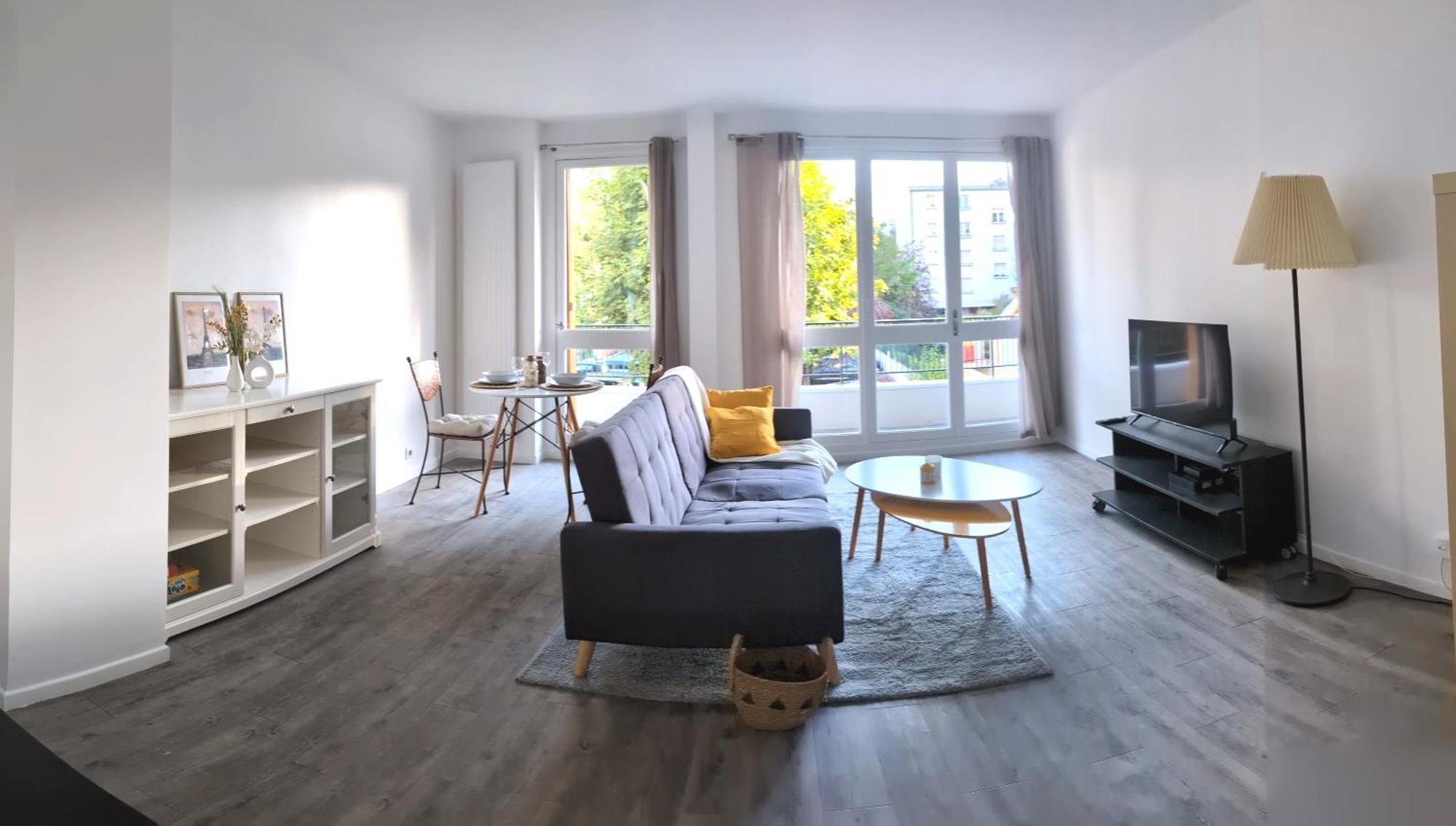 Appartement Evasion La Defense - Balcon & Wi-Fi, A 10 Min De Paris à Courbevoie Extérieur photo
