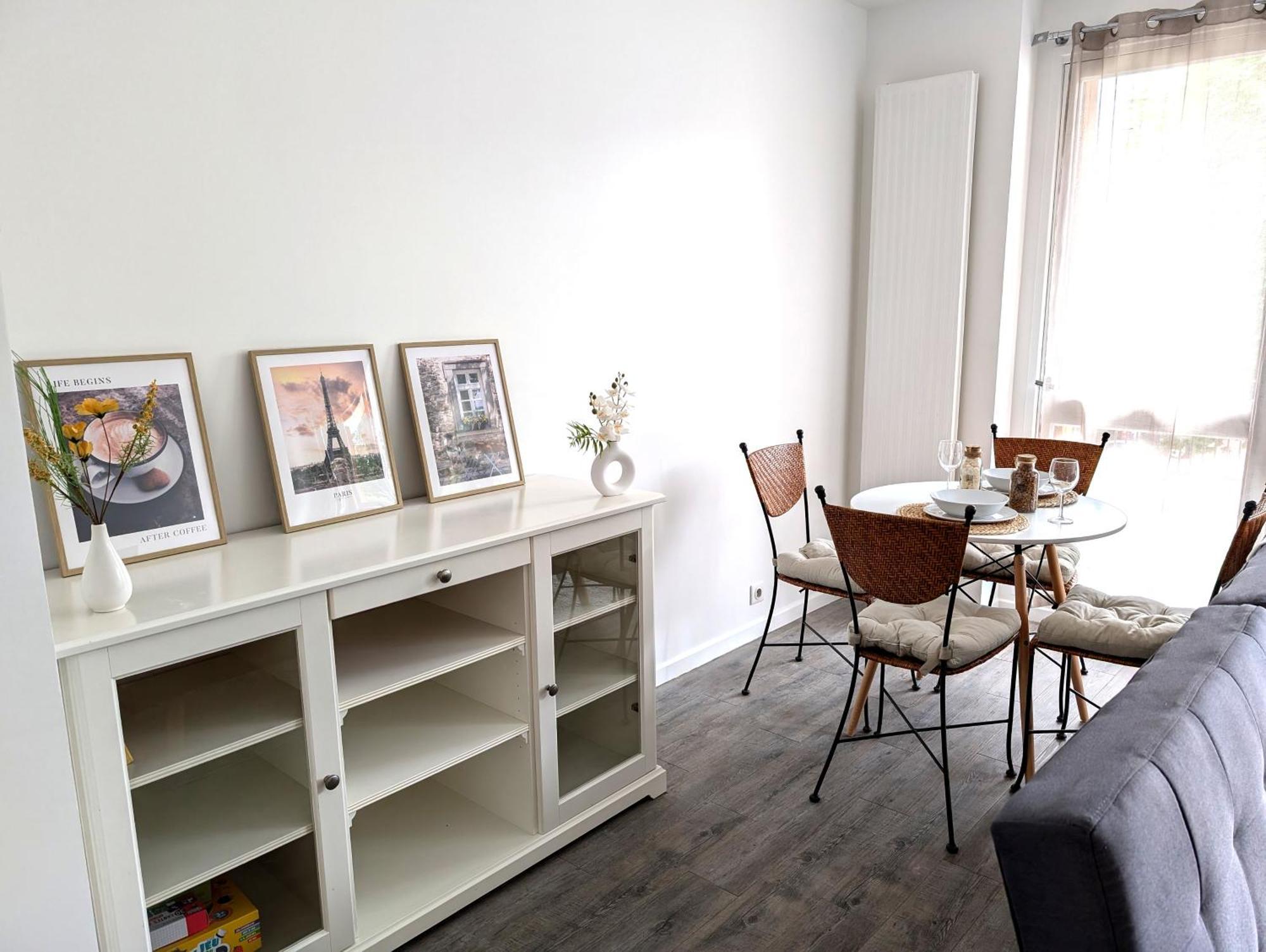 Appartement Evasion La Defense - Balcon & Wi-Fi, A 10 Min De Paris à Courbevoie Extérieur photo